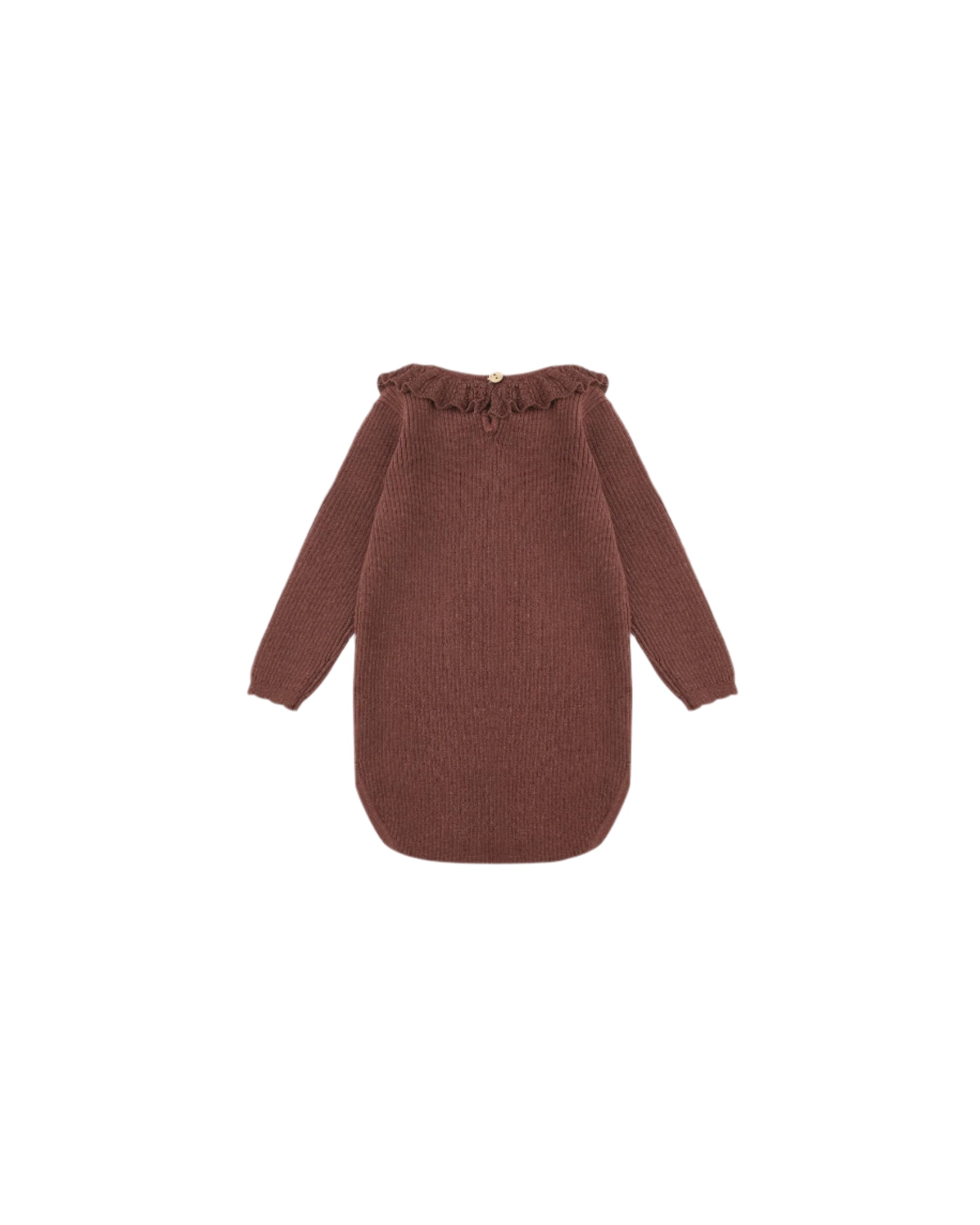 Rylee + Cru infant girl ruffle collar bodysuit