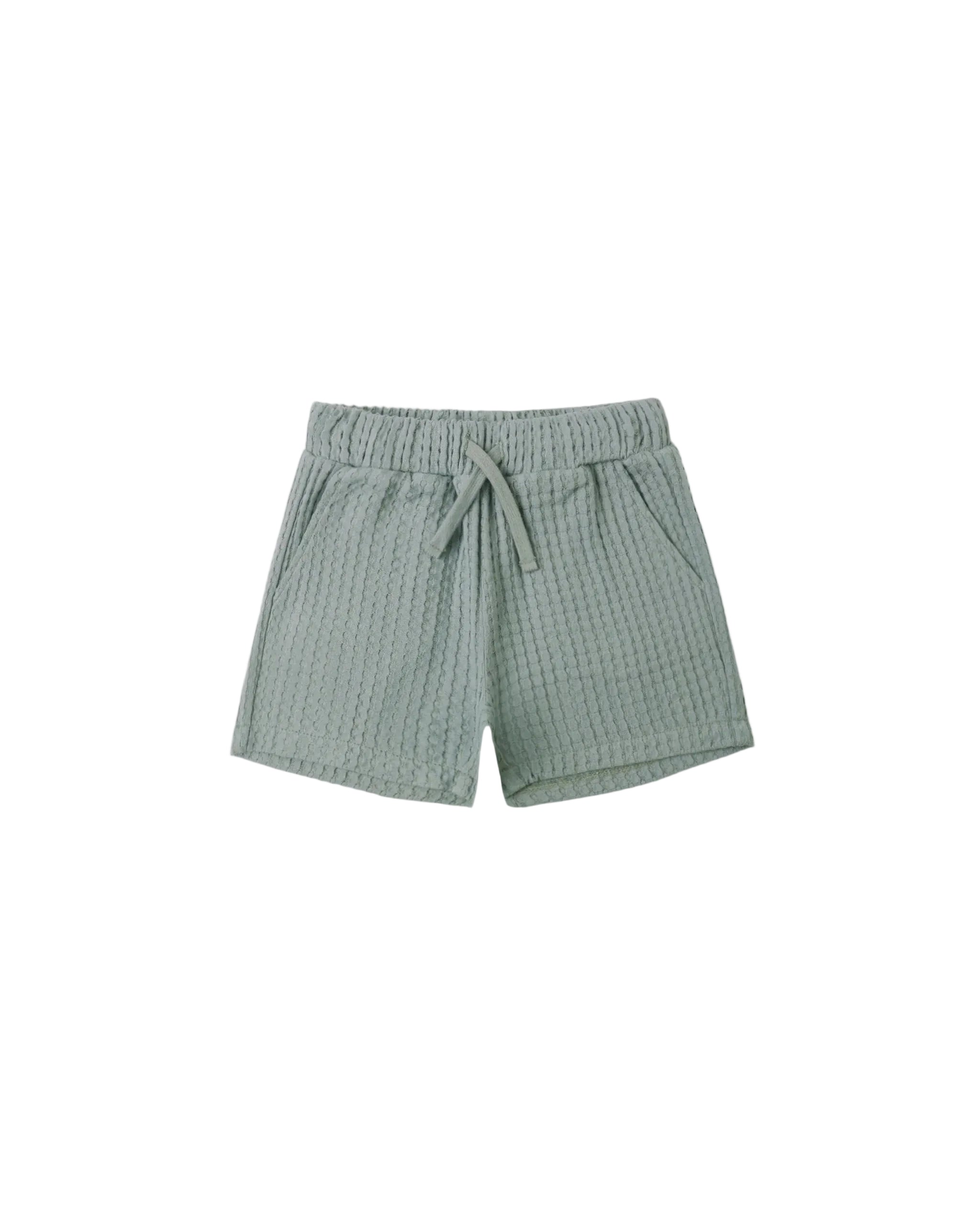 Rylee + Cru boys relaxed waffle shorts