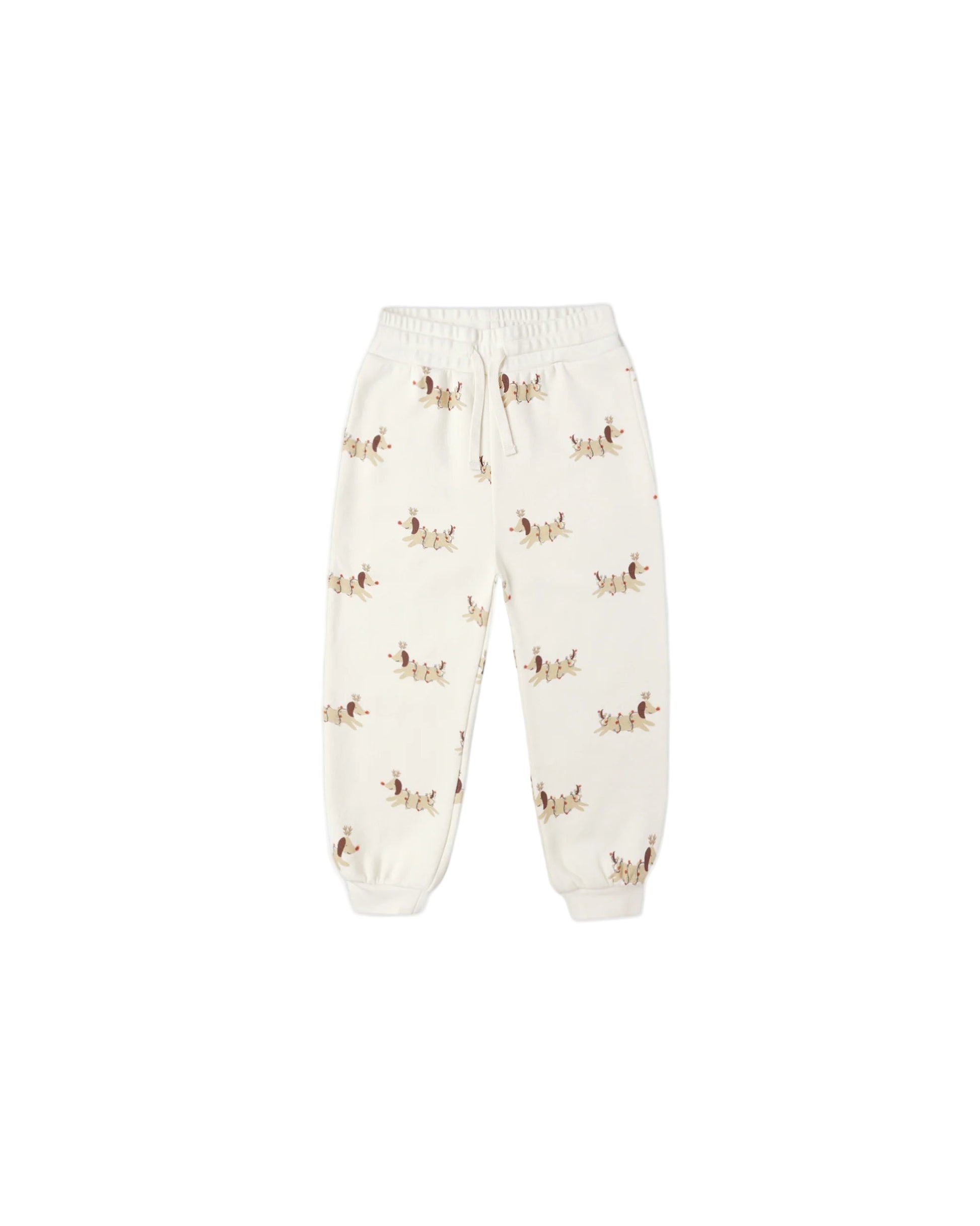 Rylee + Cru infant christmas dogs jogger sweatpants