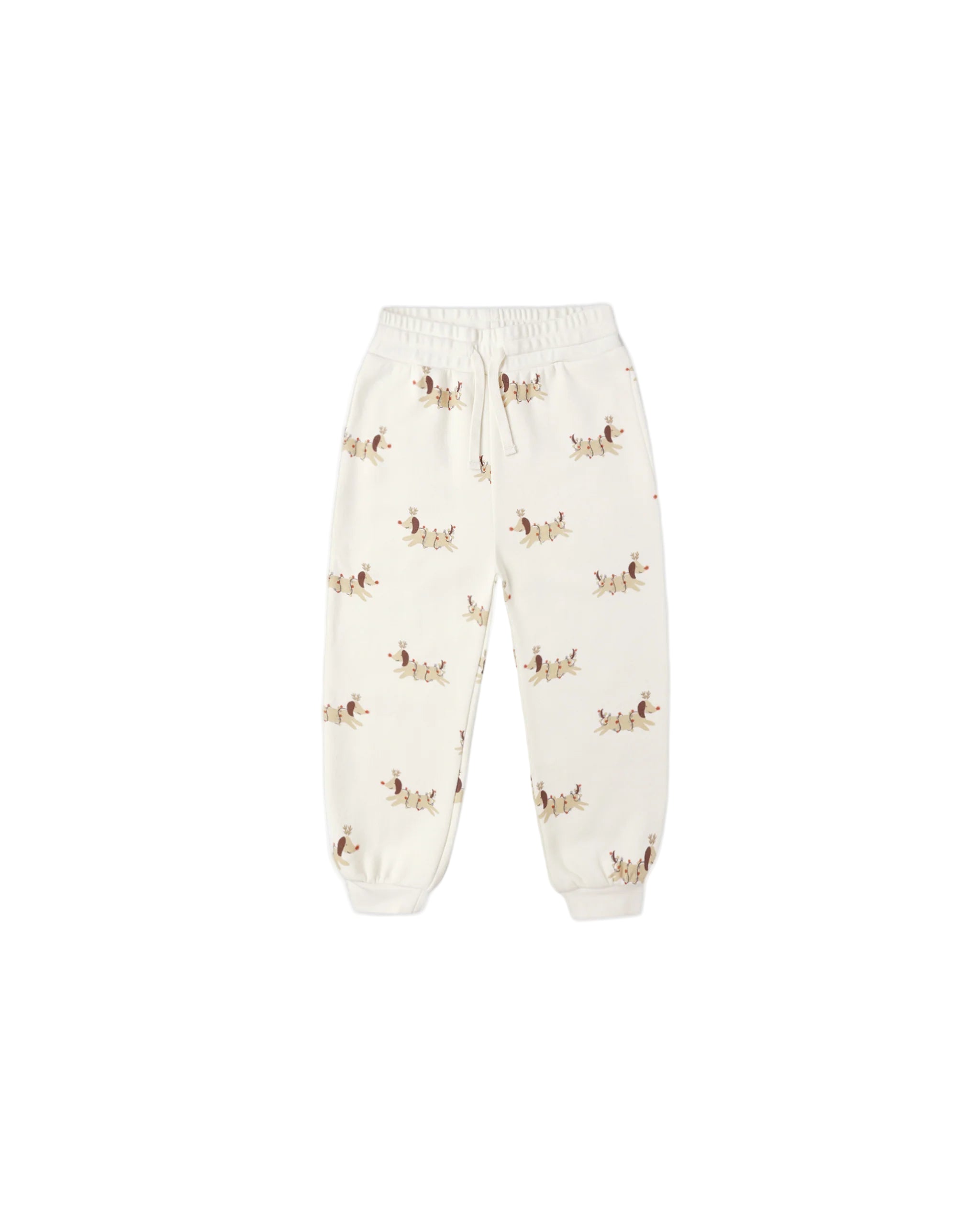 Rylee + Cru infant christmas dogs jogger sweatpants