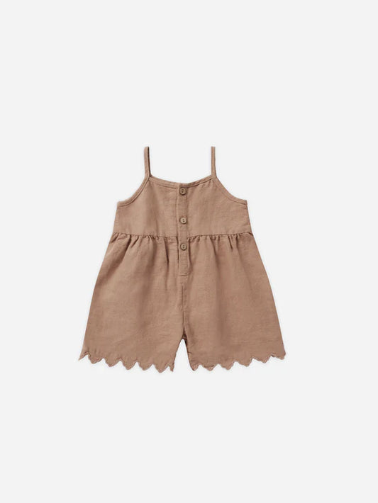 Rylee + Cru girls button romper