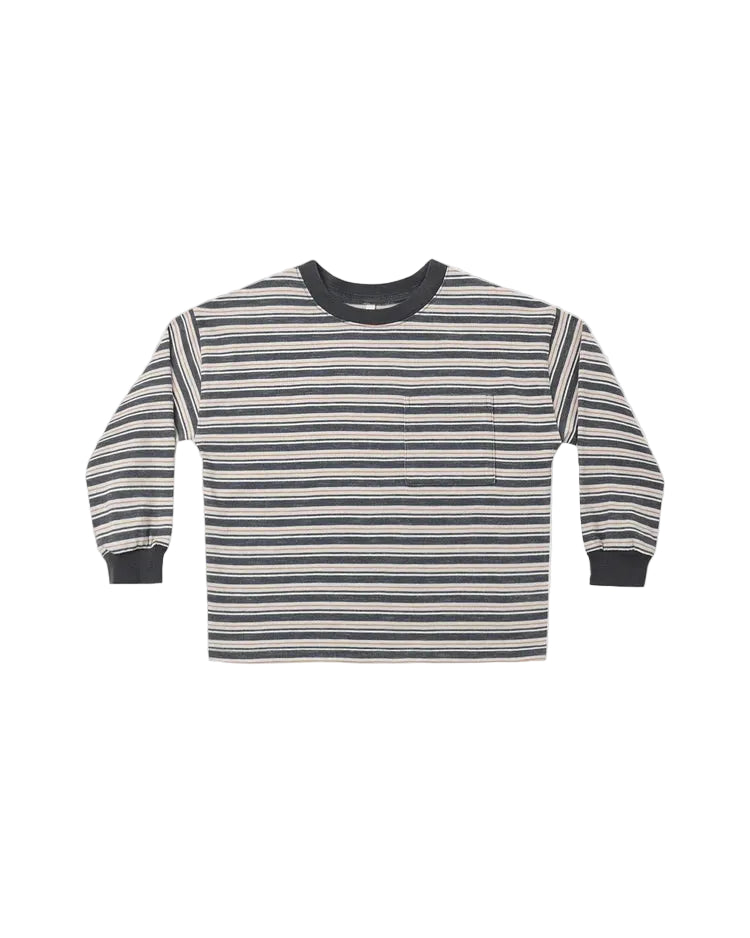Rylee + Cru infant & boys relaxed long sleeve stripe tee