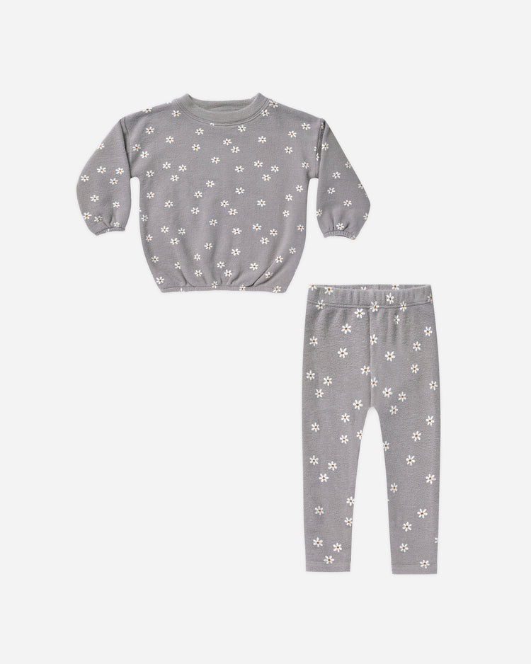 Rylee + Cru infant & girls spongey knit set