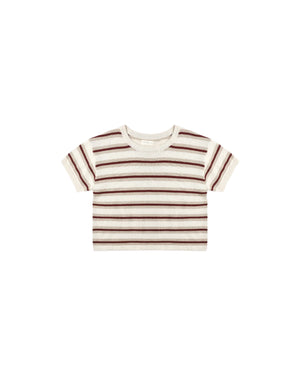 Rylee + Cru girls boxy crop knit tee