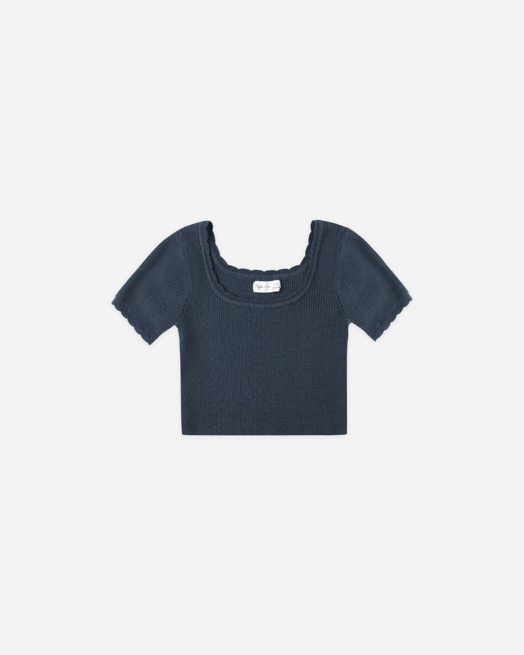 Rylee + Cru girls scallop tee
