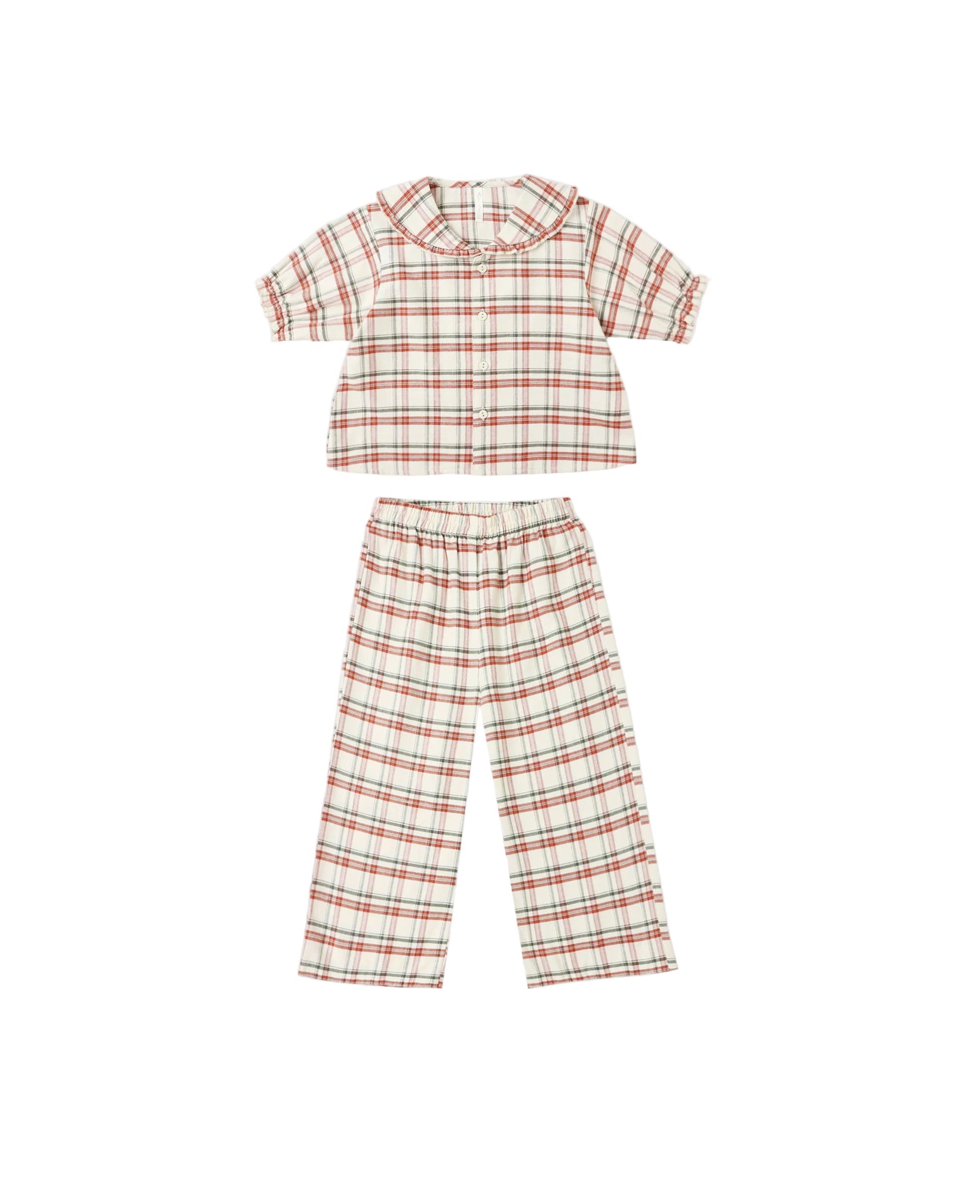 Rylee + Cru girls ruffle pajamas
