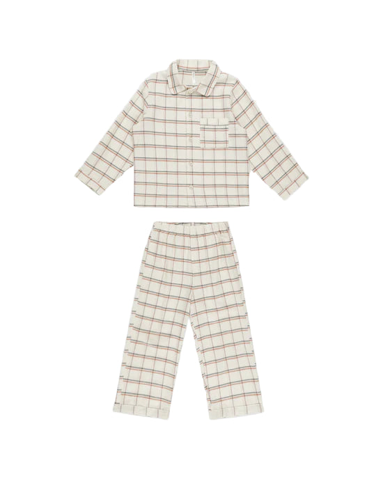Rylee + Cru boys holiday plaid pajama set