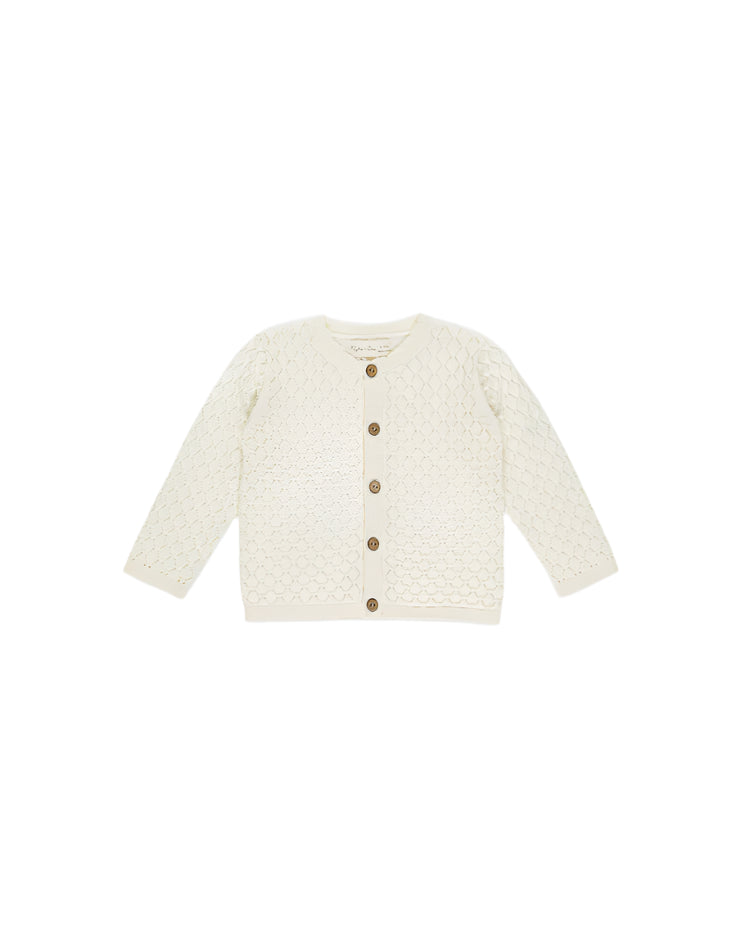 Rylee + Cru infant girl crochet cardigan