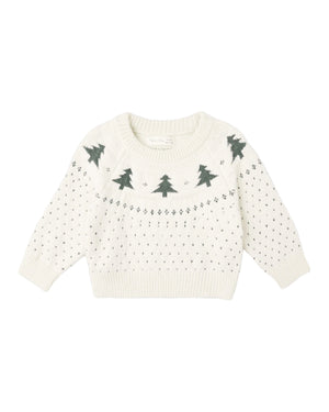 Rylee + Cru infant & kids fair isle sweater