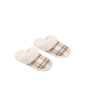 Rylee + Cru kids plaid slippers