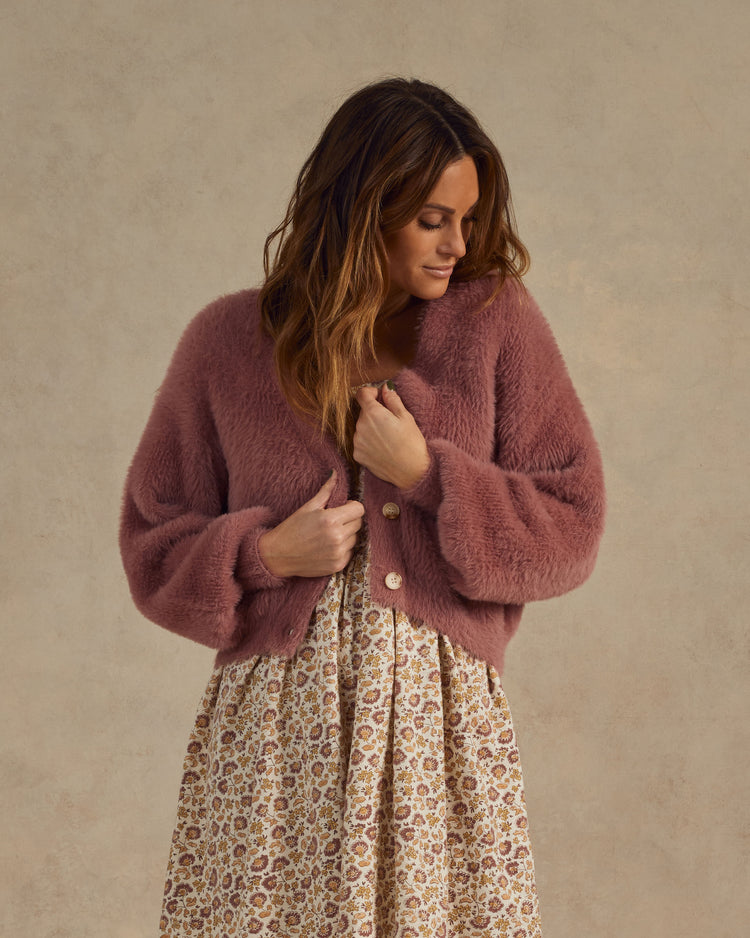 Rylee + Cru ladies boxy crop cardigan