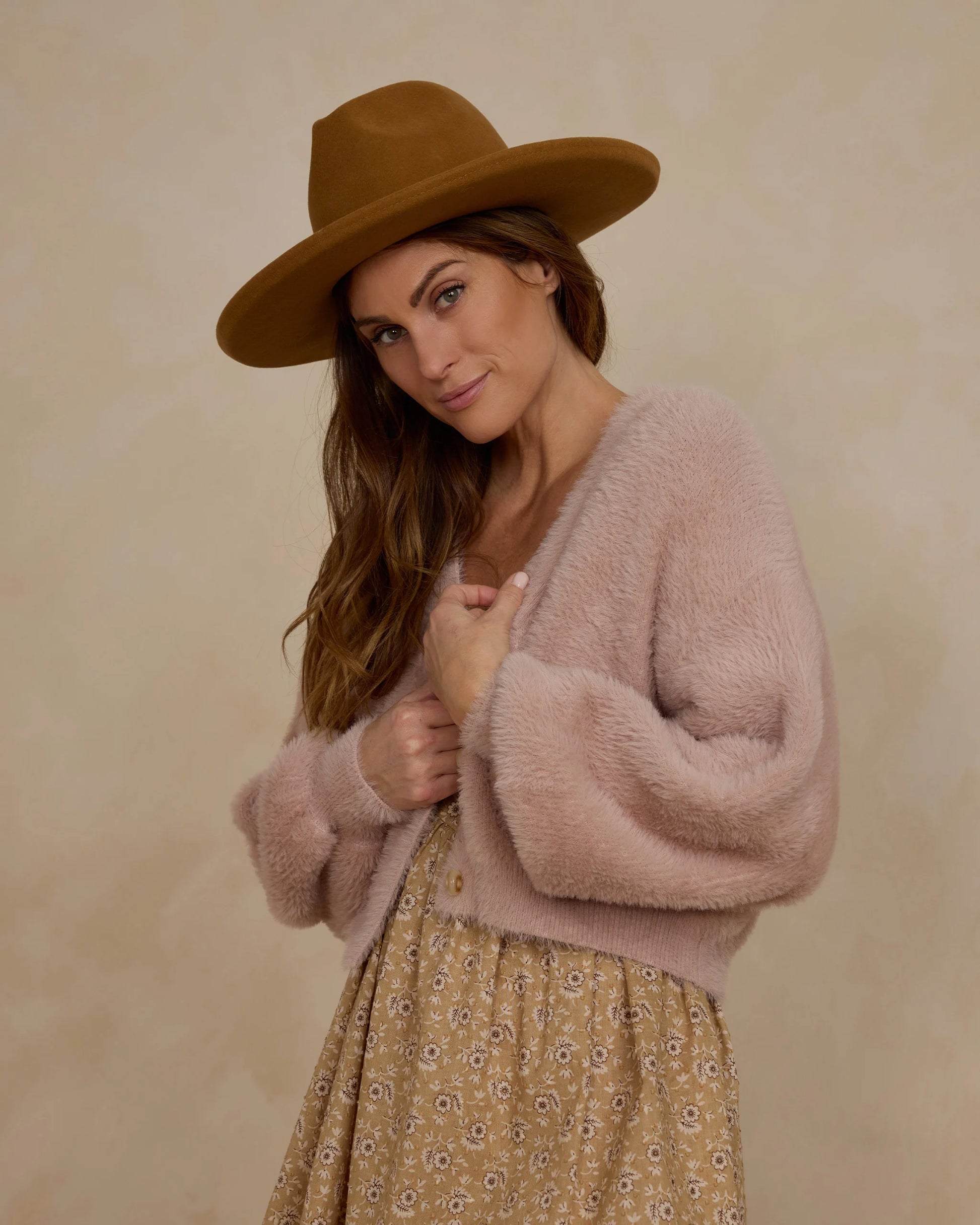 Rylee + Cru ladies boxy crop cardigan