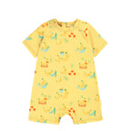 Souris Mini infant banana print rashguard swimsuit
