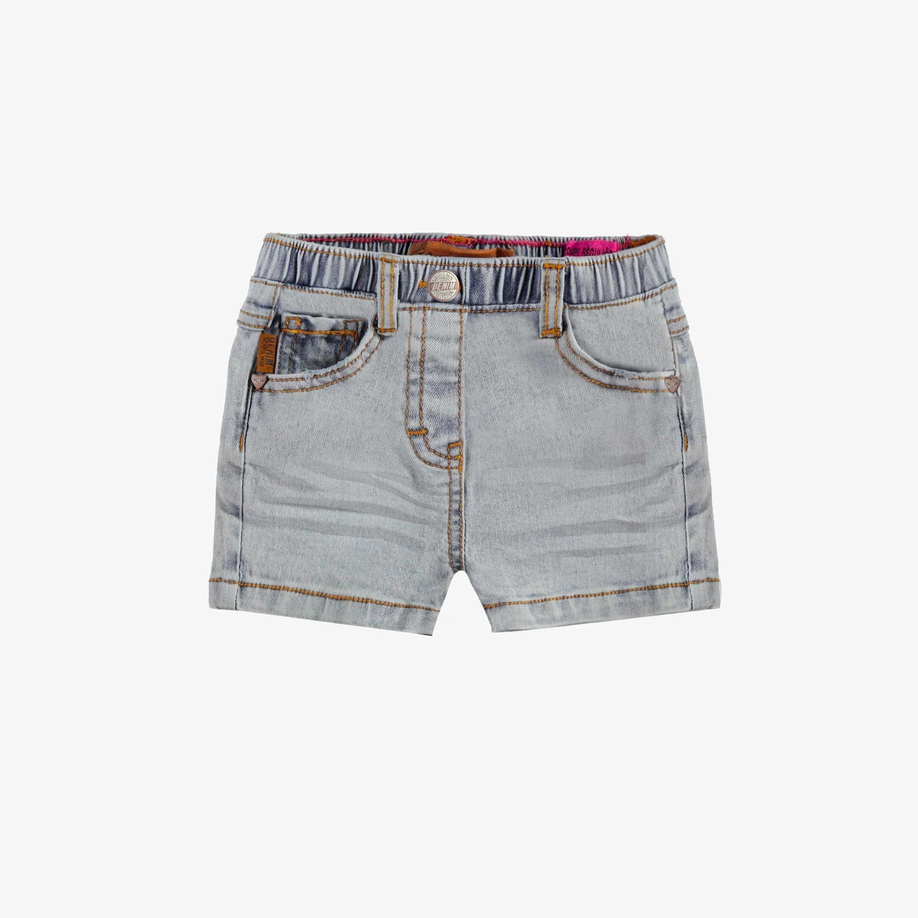 Souris Mini infant & toddler girl denim shorts