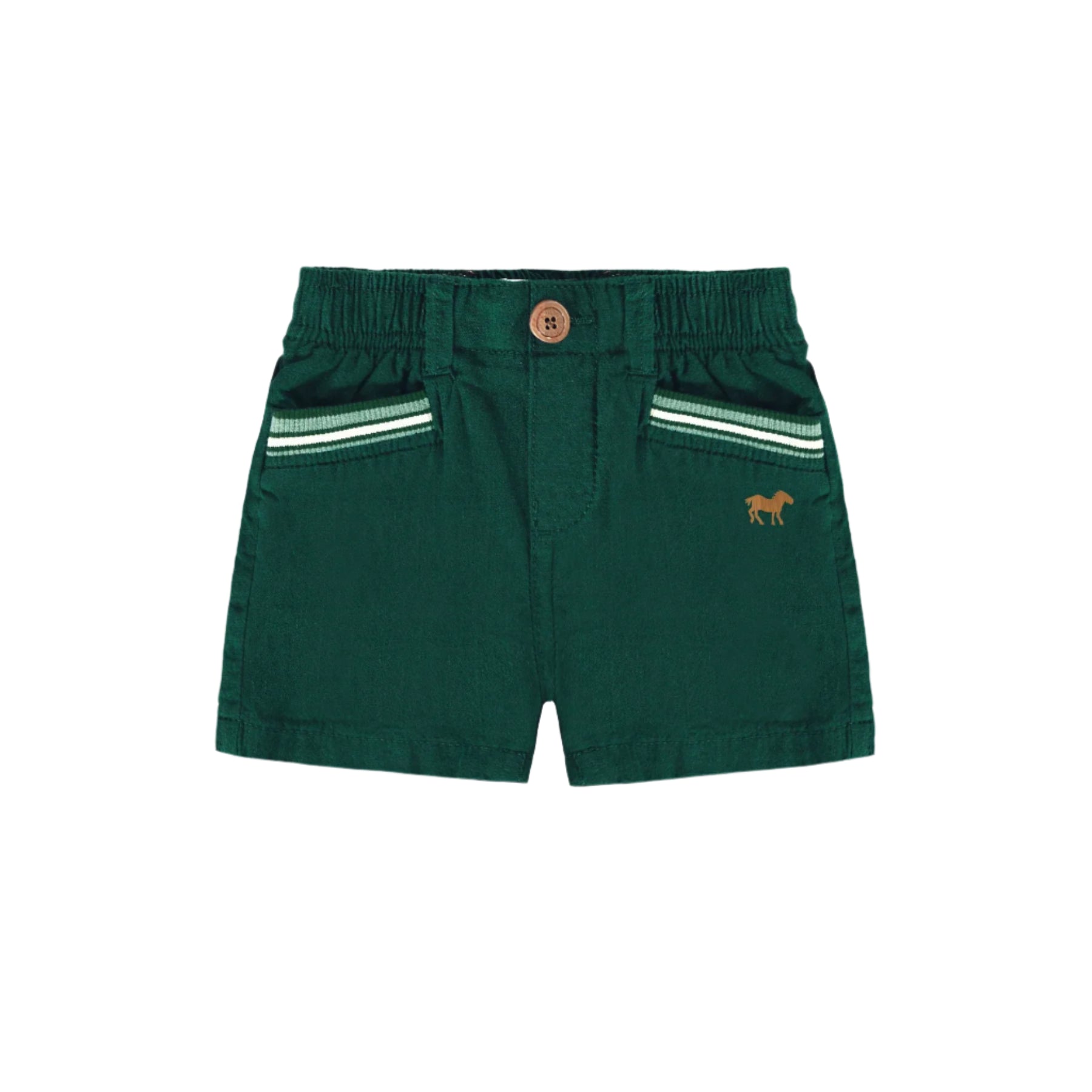 Souris Mini infant boy linen blend shorts