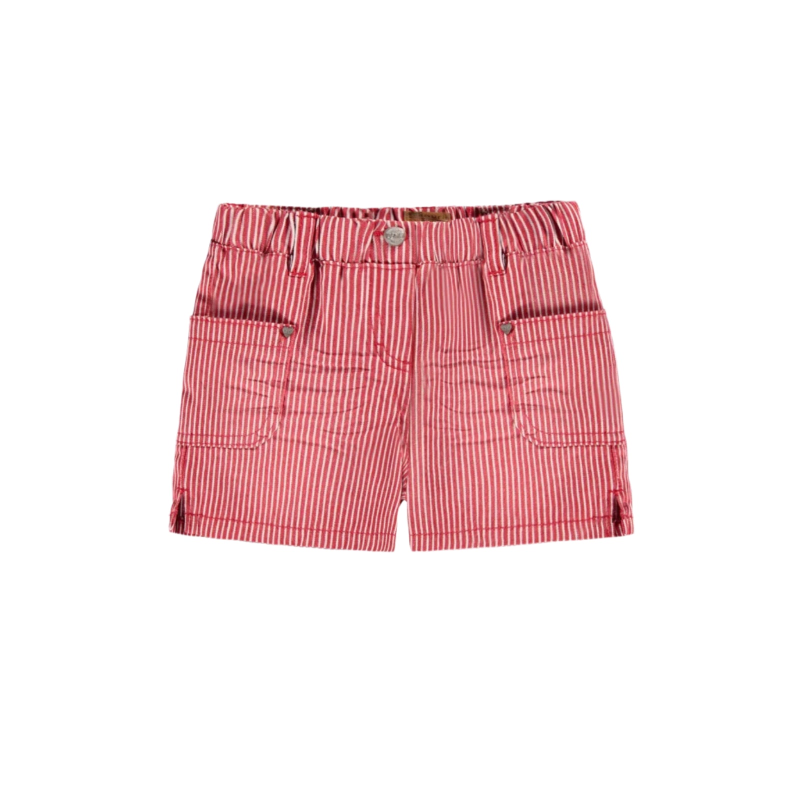 Souris Mini girls railroad stripe shorts