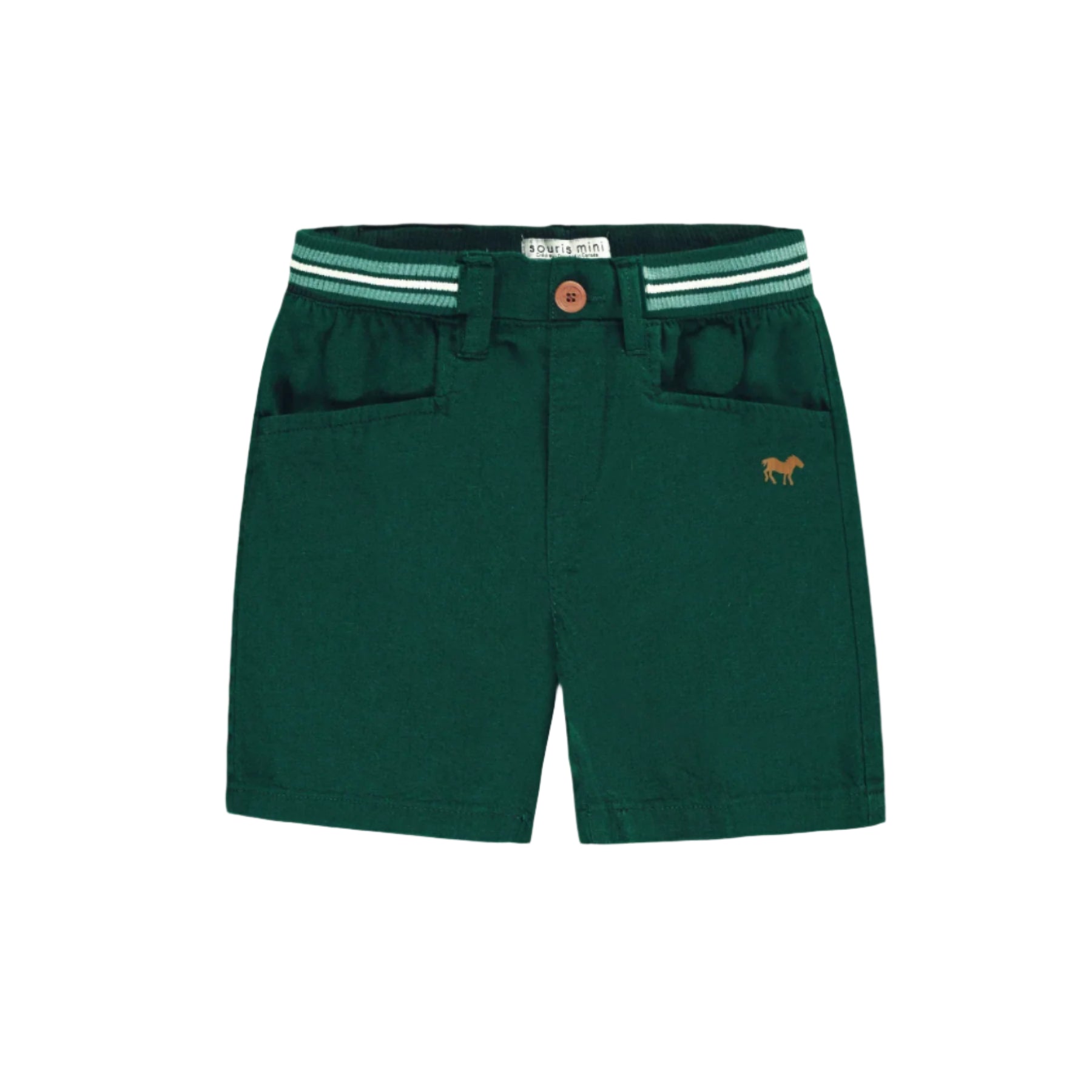 Souris Mini boys linen blend shorts