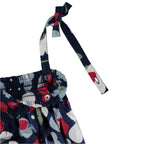 Souris Mini girls floral smocked tiered dress