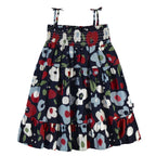 Souris Mini girls floral smocked tiered dress