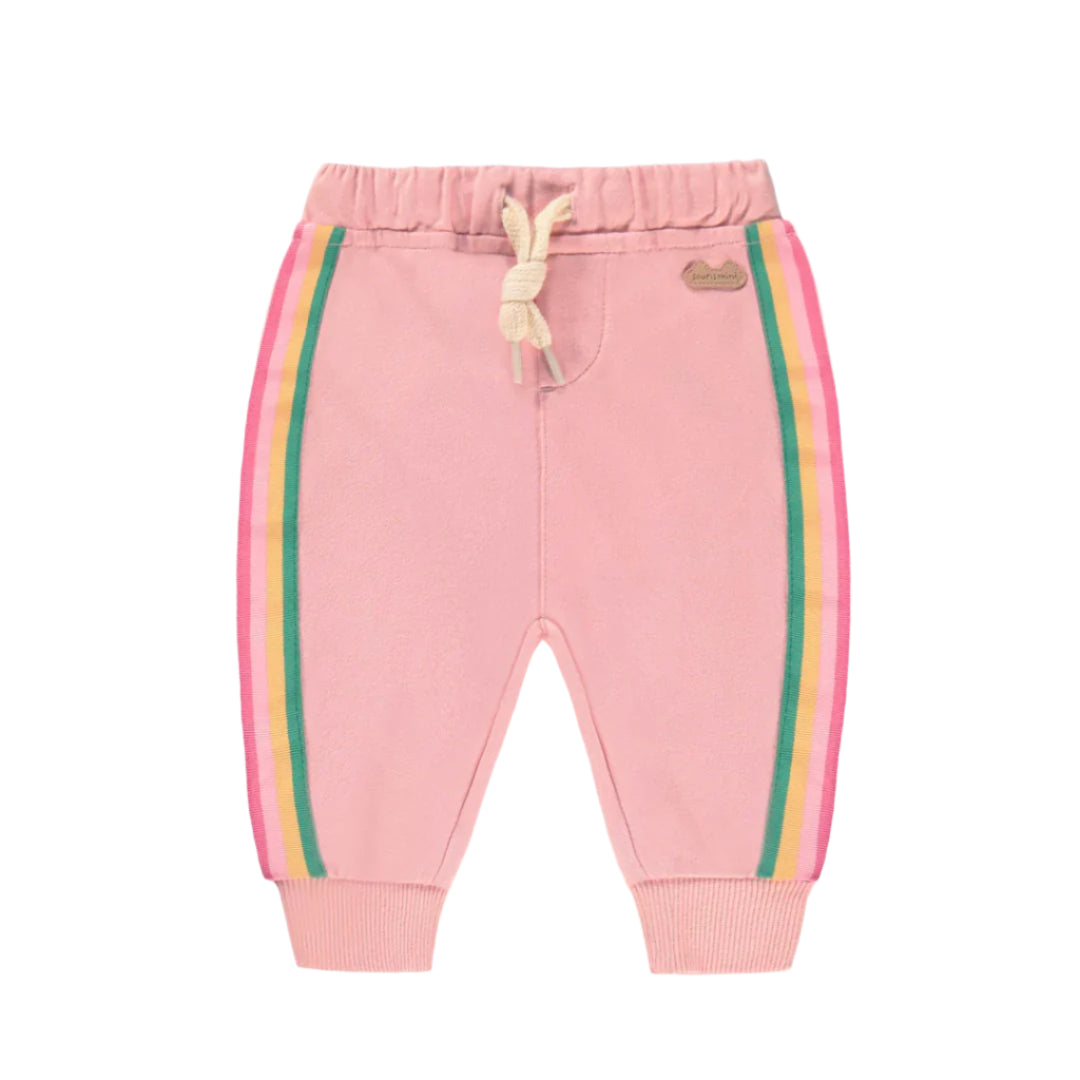Souris Mini infant girl cotton track joggers
