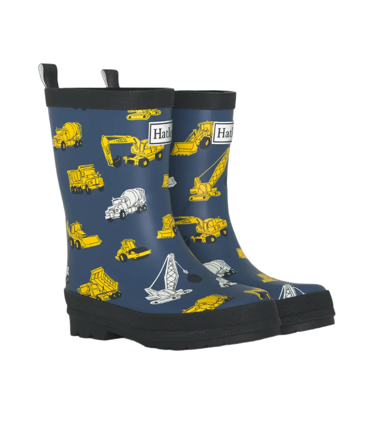 Hatley boys under construction rain boots