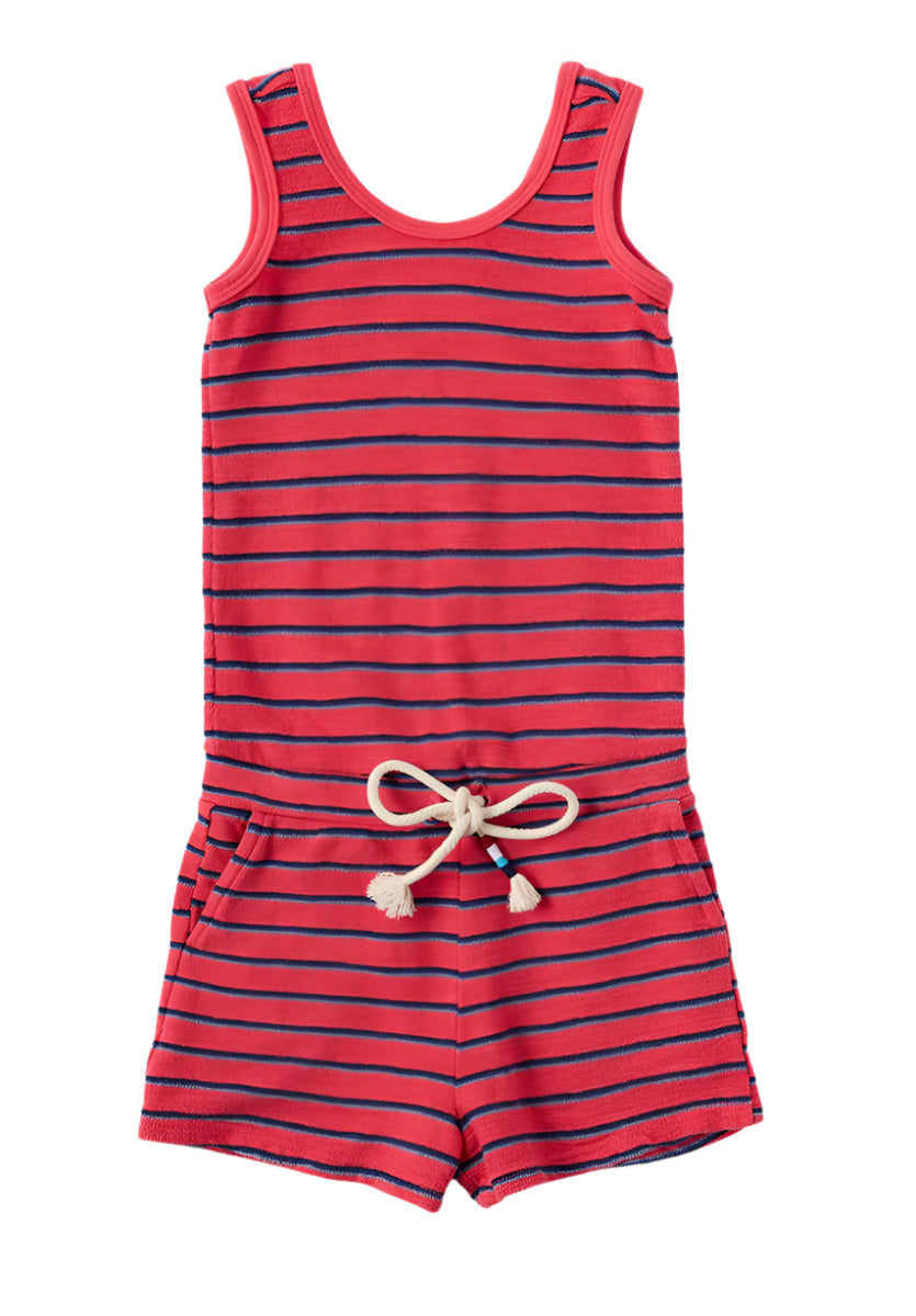 Sol Angeles girls capri stripe romper