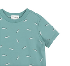 Miles the Label infant & kids fishbone print tee