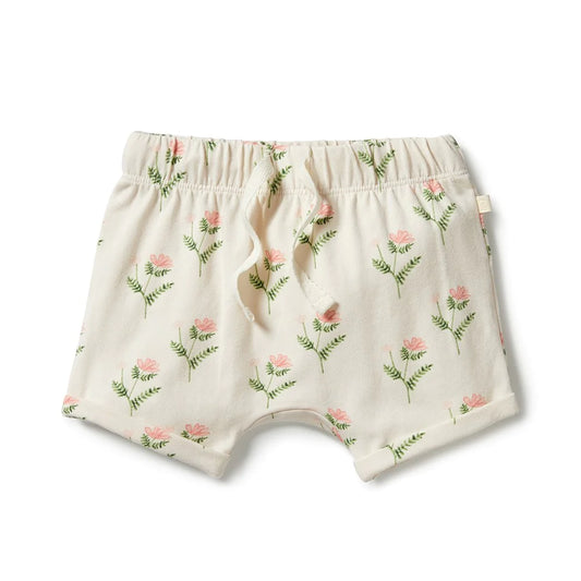 Wilson & Frenchy infant girl floral print tie front shorts