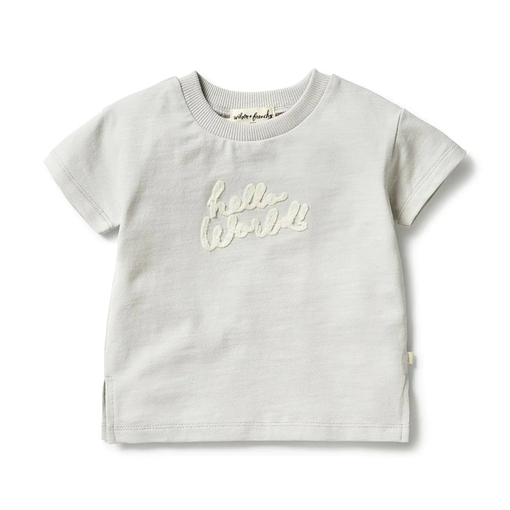 Wilson & Frenchy infant hello world tee