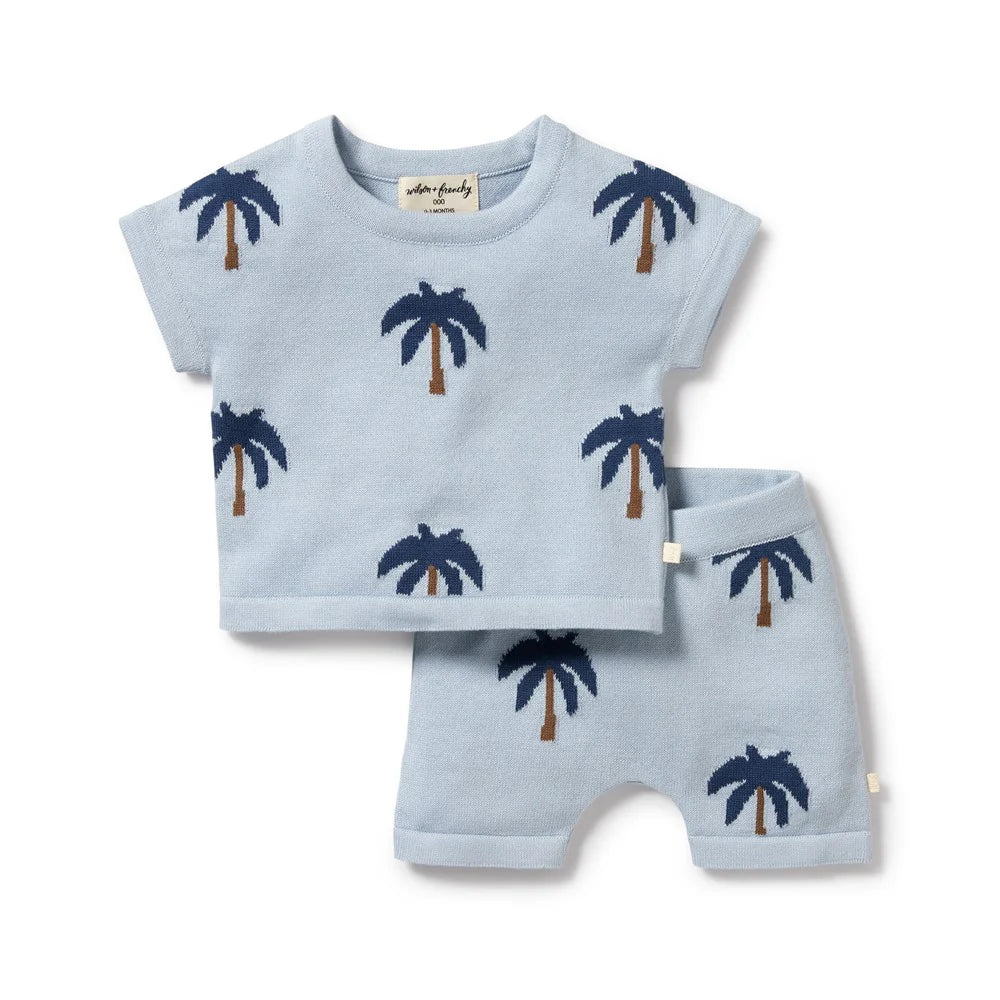 Wilson & Frenchy infant palm knit set