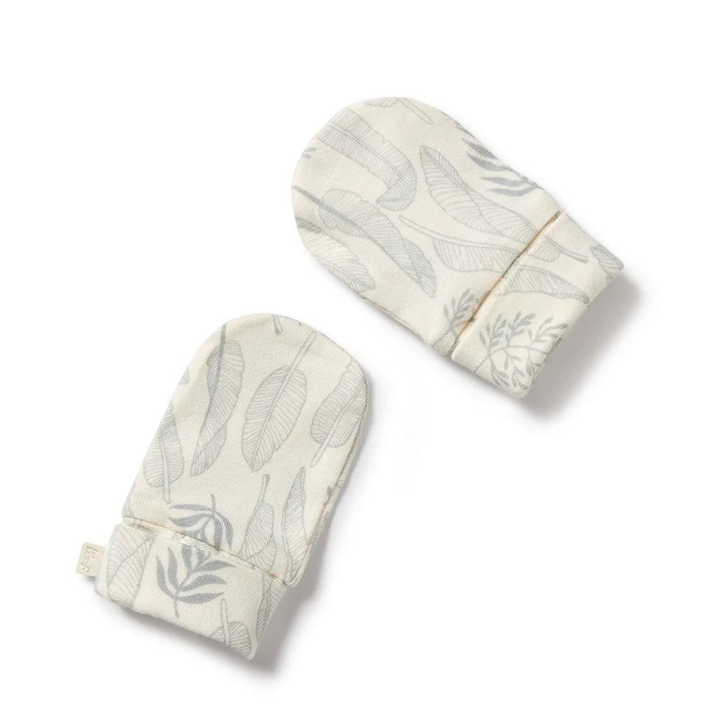 Wilson & Frenchy new leaf print mittens