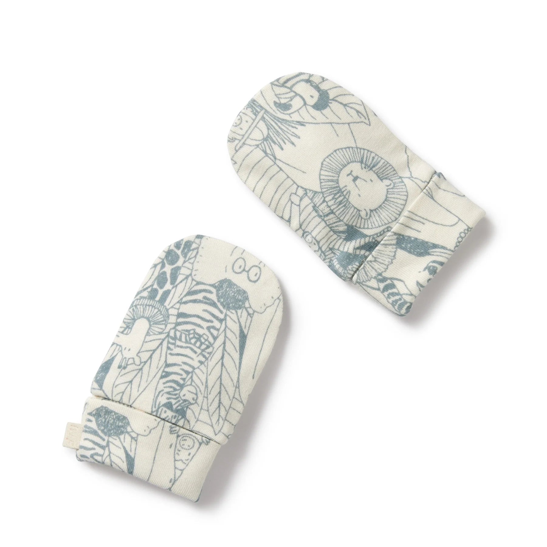 Wilson & Frenchy hello friends print mittens