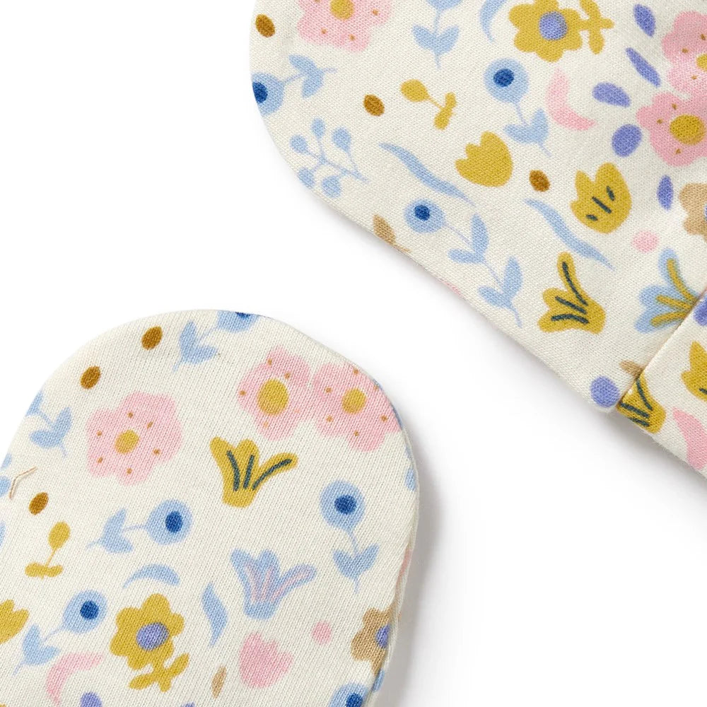 Wilson & Frenchy infant girl ava floral print mittens