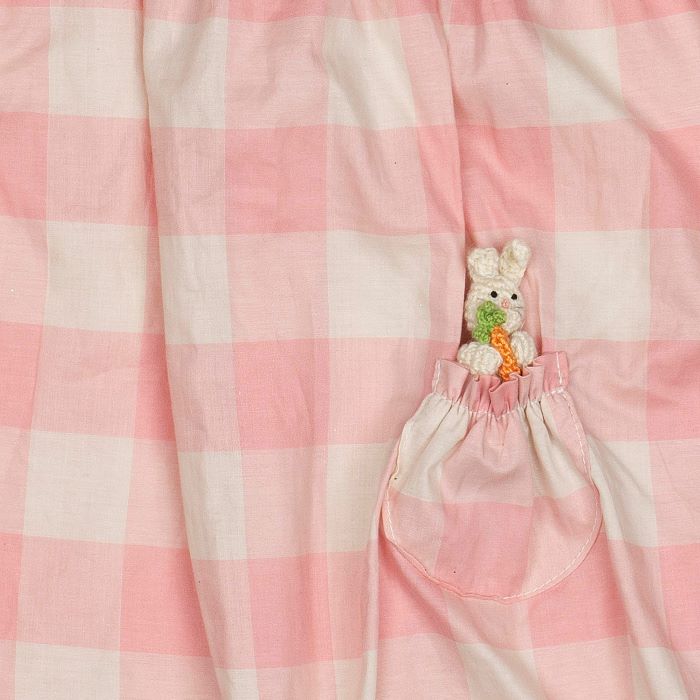 Wild WaWa infant girl bunny pocket romper
