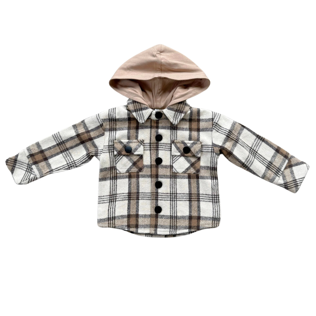 Babysprouts infant & boys hooded shacket
