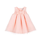 Abel & Lula infant & toddler girl organza bow dress