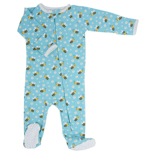 Sweet Bamboo infant zip footie