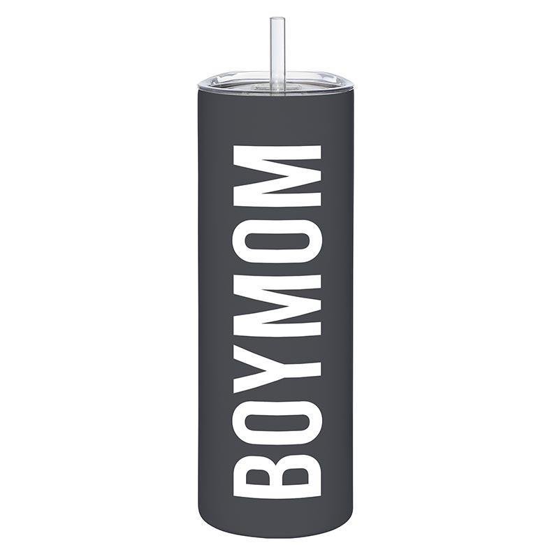 Stephan Baby matte skinny tumbler with straw