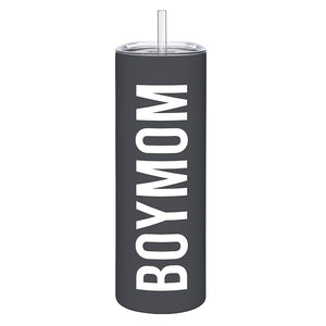 Stephan Baby matte skinny tumbler with straw