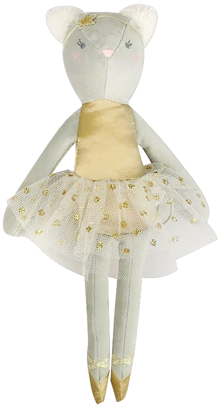 Albetta cotton velvet ballerina doll