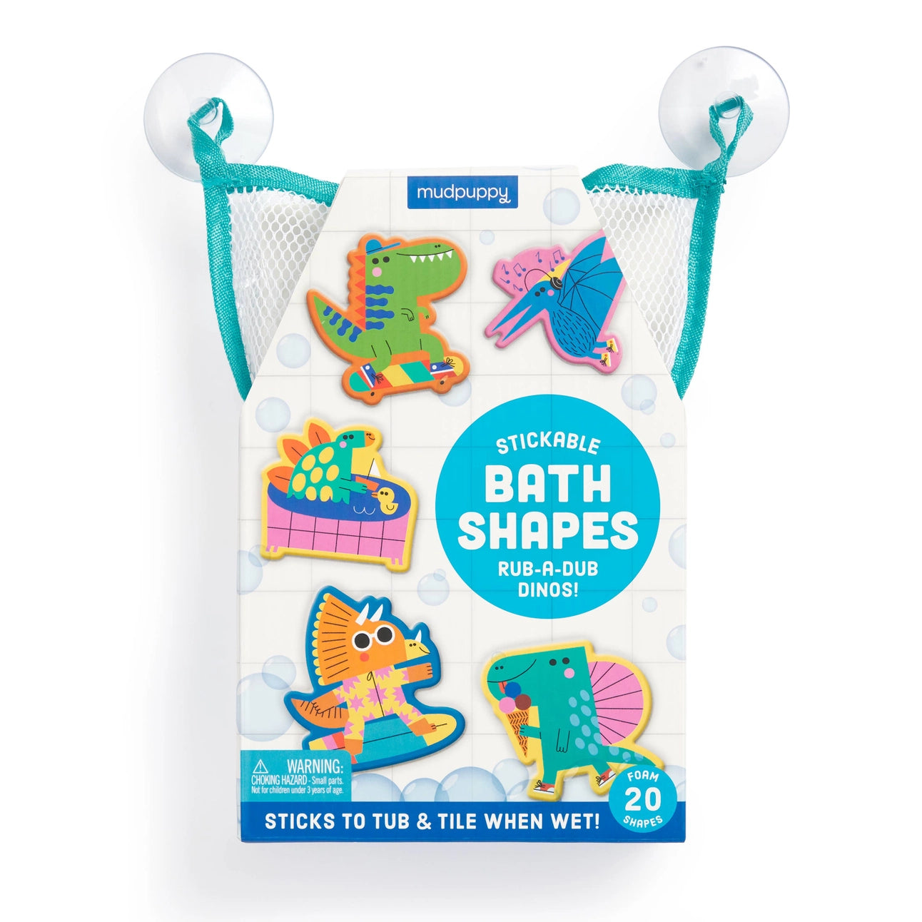 Rub-A-Dub stickable foam bath shapes