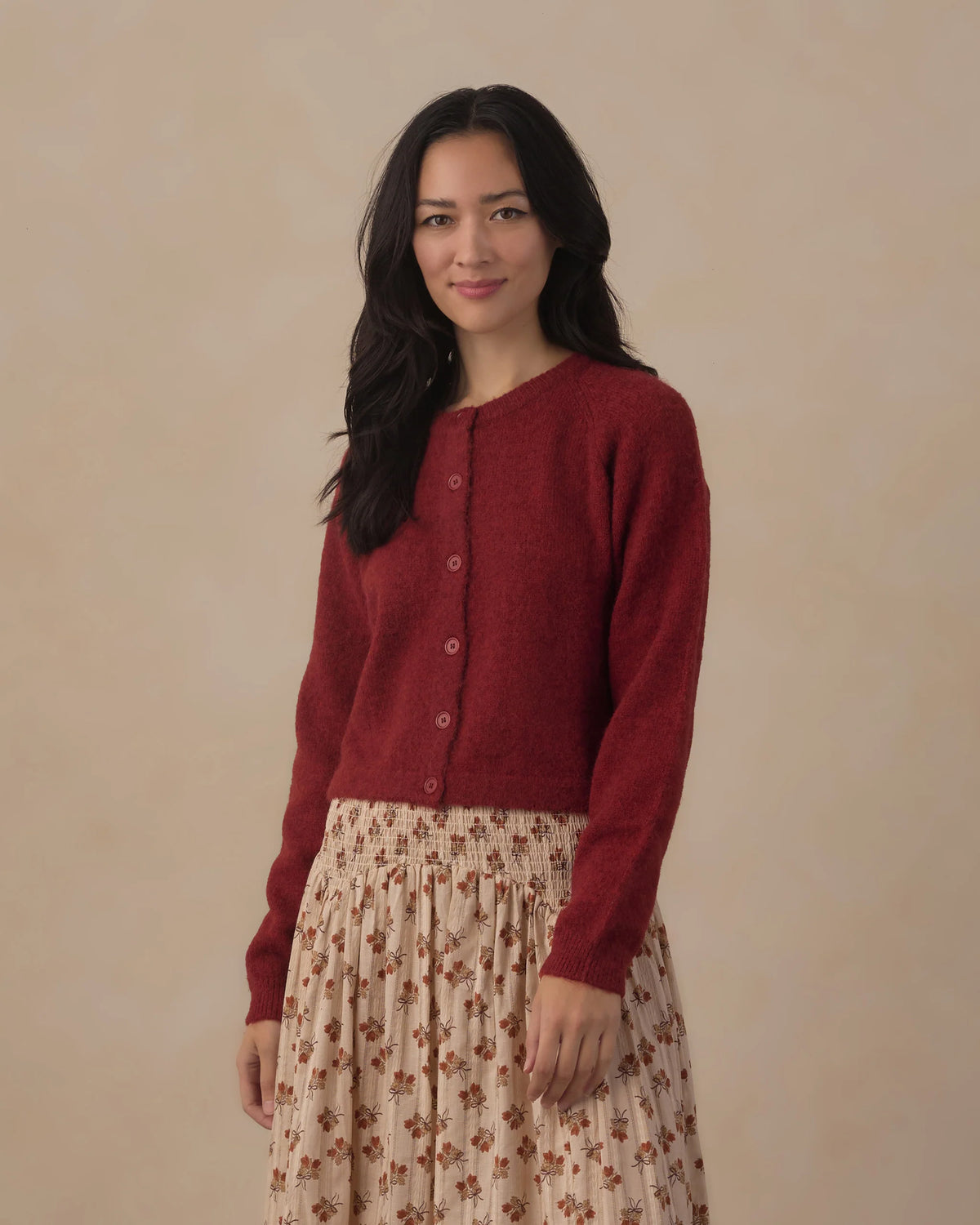 Rylee + Cru teen girls fuzzy cardigan