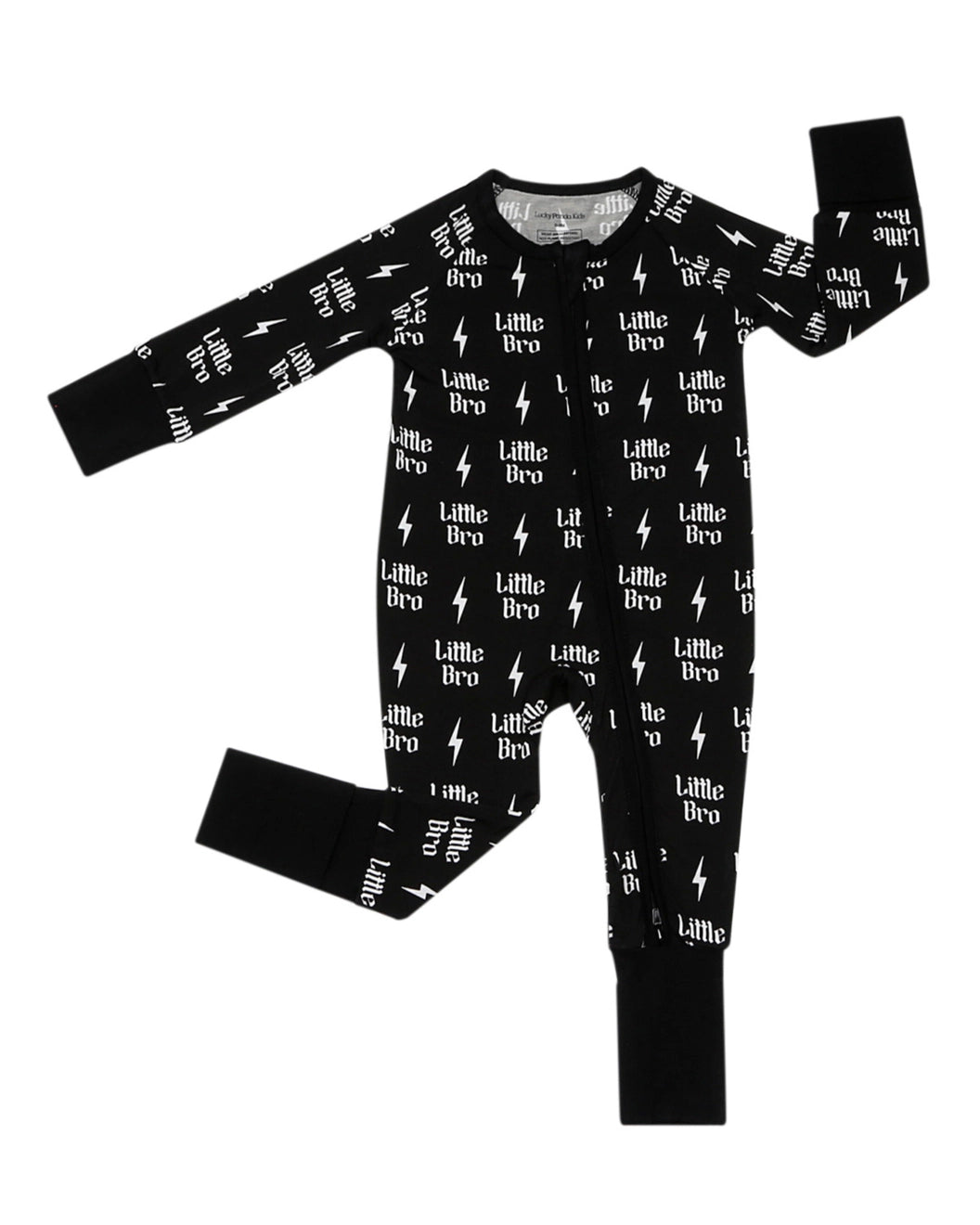 Lucky Panda Kids infant boy little bro romper