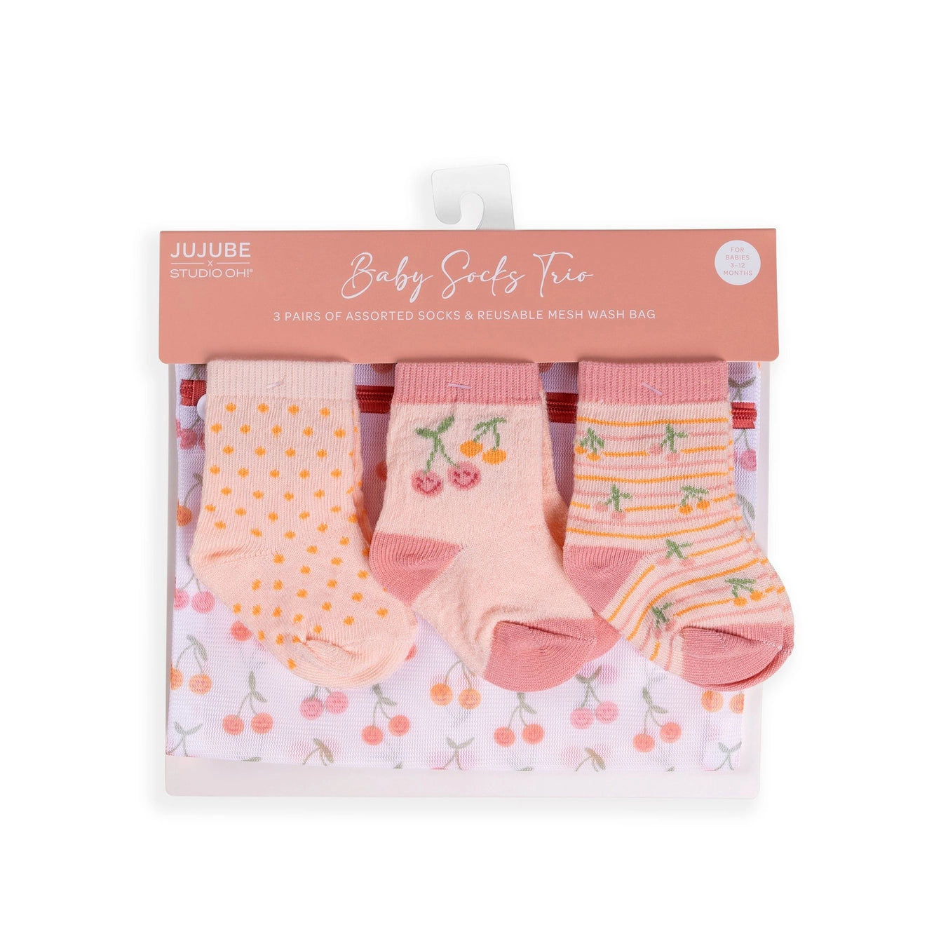JuJuBe infant socks trio set
