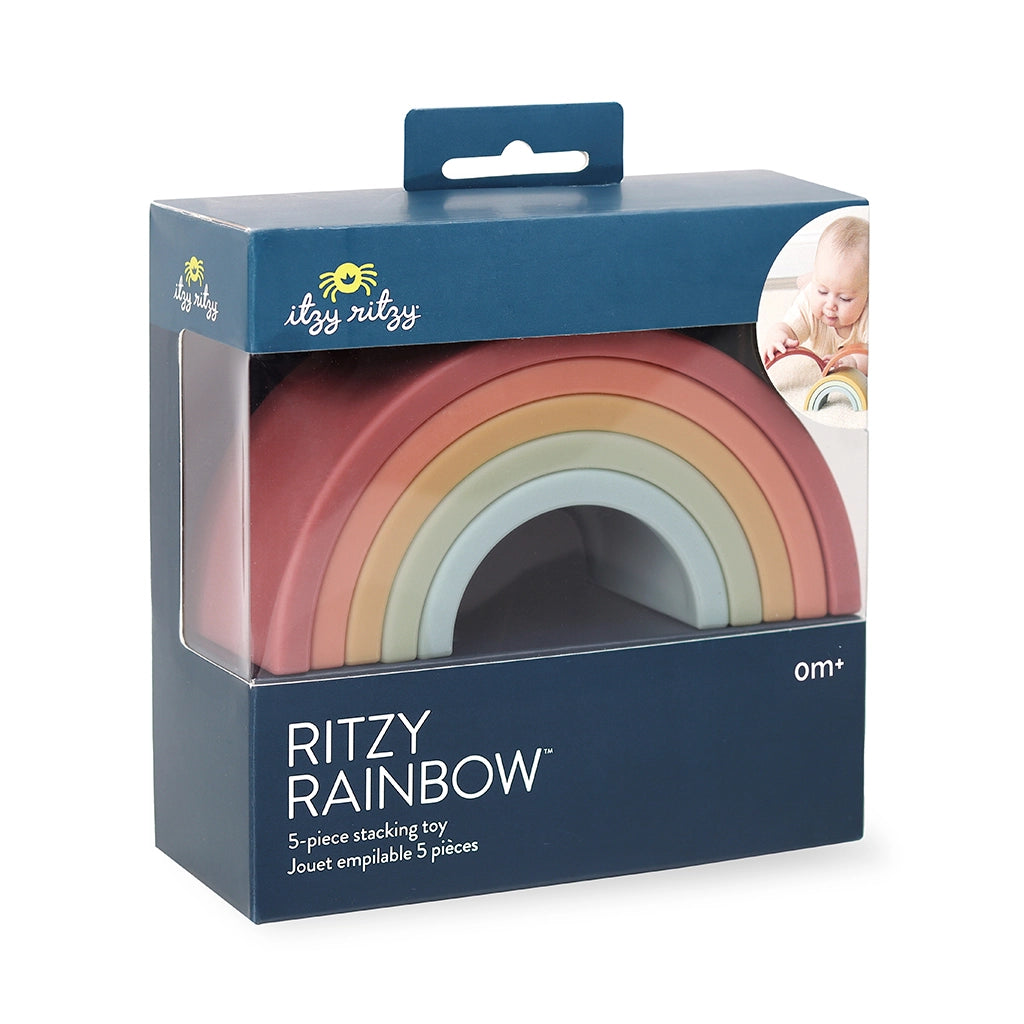 Itzy Ritzy rainbow stacking toy