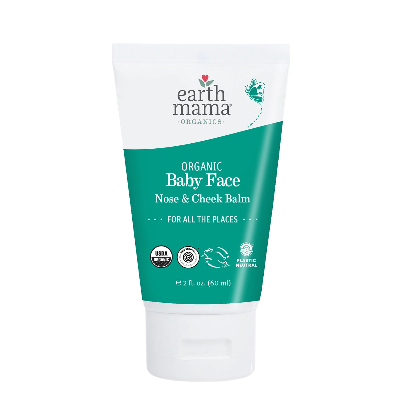 Earth Mama Organics baby face nose and cheek balm