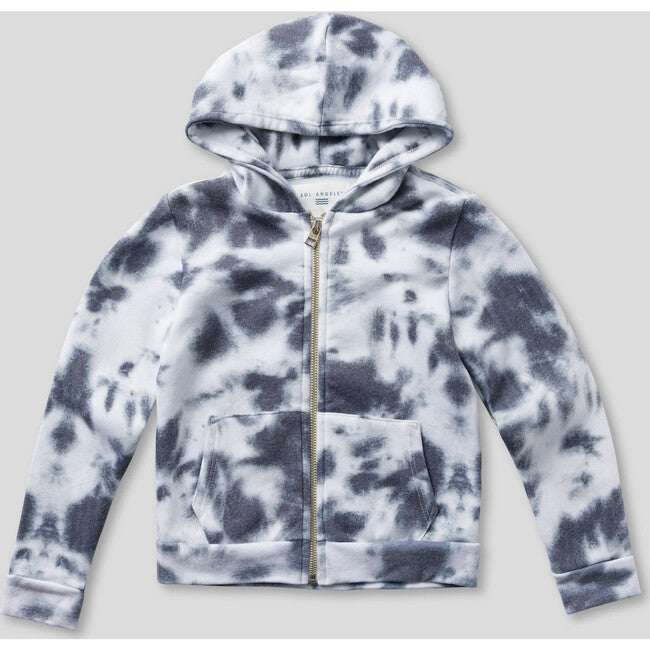Sol Angeles kids marble zip hoodie