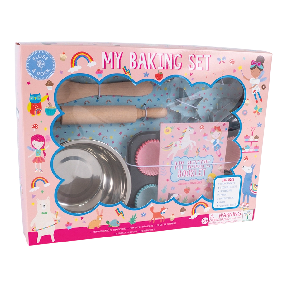 Floss & Rock rainbow fairy baking set