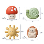 Itzy Ritzy itzy squirt™ 4-pack of soft bath toys