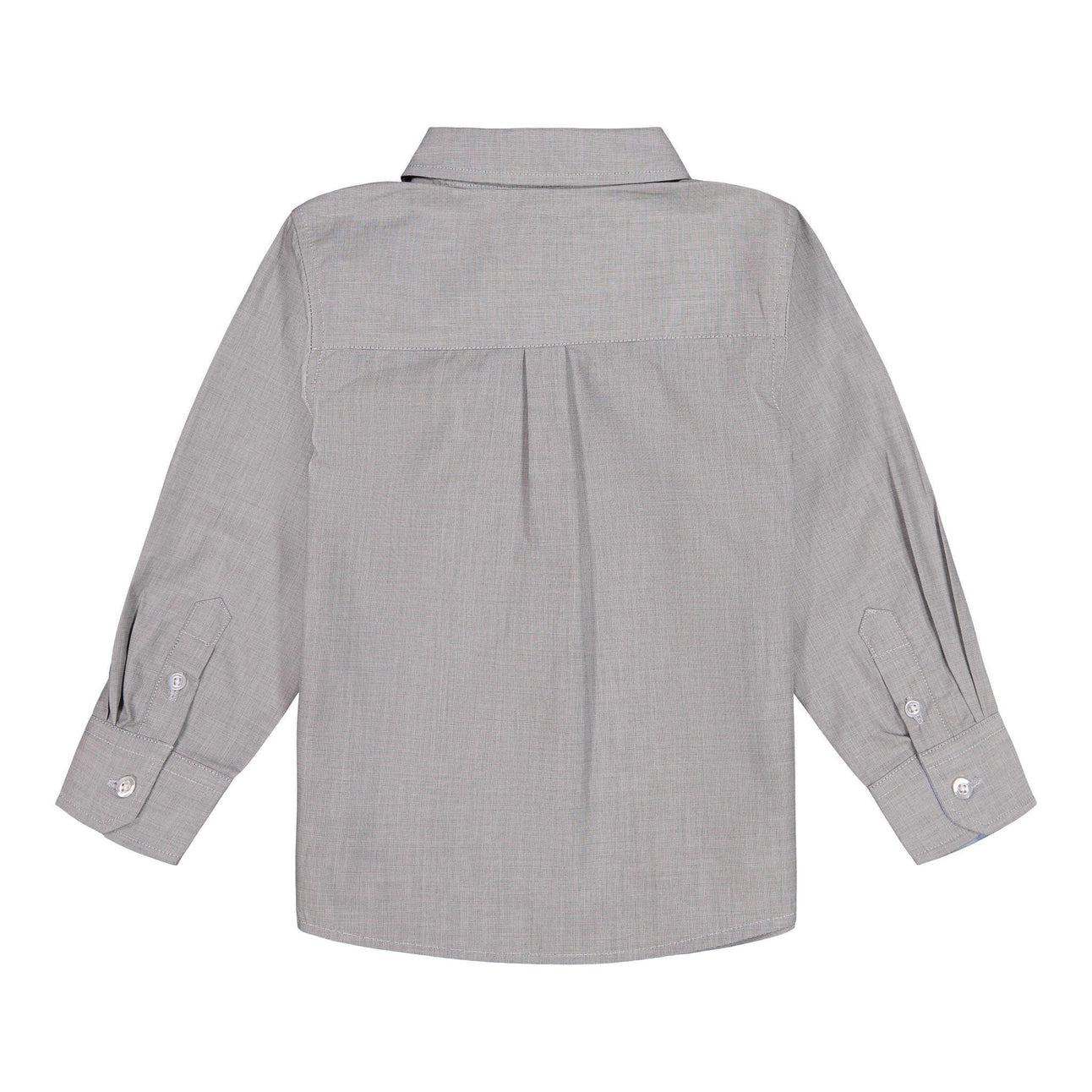 Andy & Evan boys grey chambray button up shirt